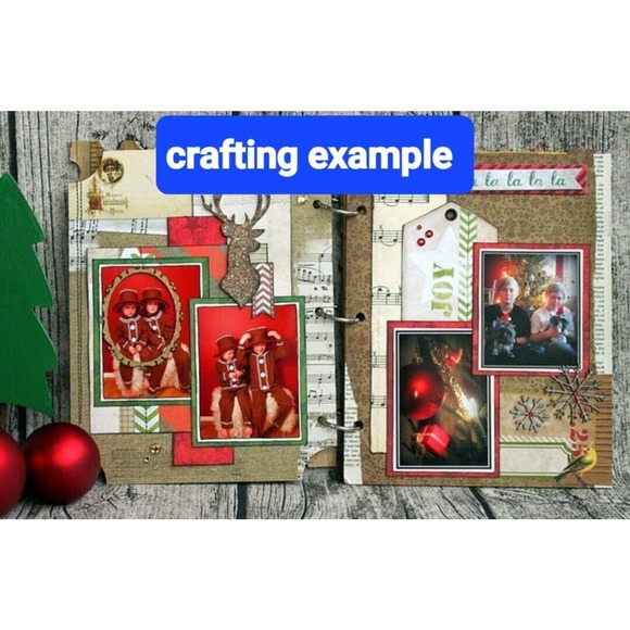 Bo Bunny Christmas Collage Mini Album New In Package - Picture 8 of 10